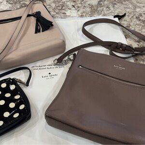 Three (3) Kate Spade purses.